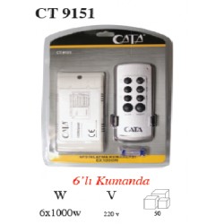 CATA 6 LI AYDINLATMA KUMANDASI 6X1000 W CATA 6 LI AYDINLATMA KUMANDASI 6X1000 W